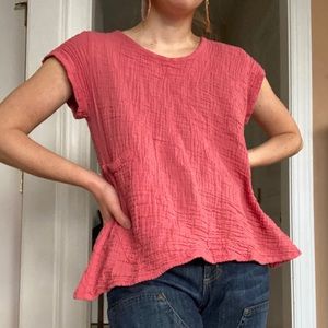 Sundance gauze blouse pink